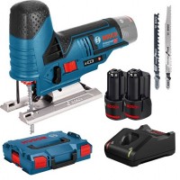 BOSCH GST 12V-70 figūrzāģis 2x3.0 Ah L-Boxx